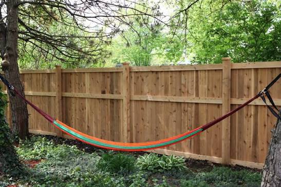 6' cedar privacy fence — Tinley Park