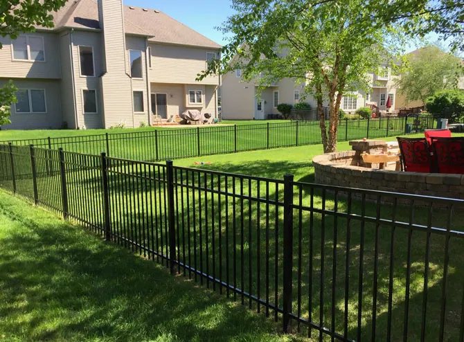 Aluminum Fence install in Winfield