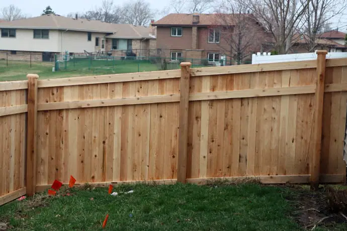 6' Cedar Privacy — Tinley Park